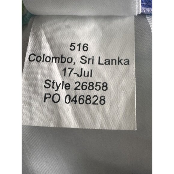 Lilly Pulitzer Womens Pants Size 8 Tropical Print Stretch Cotton Mid Rise Resort - Picture 6 of 11